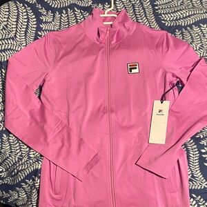 Fila Women's Vibrant Pink Tennis Jacket